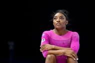 Simone Biles at the Previews - 2023 FIG Artistic Gymnastics World Championships